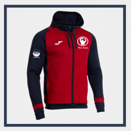 VESTE ZIPPE MARINE/ROUGE